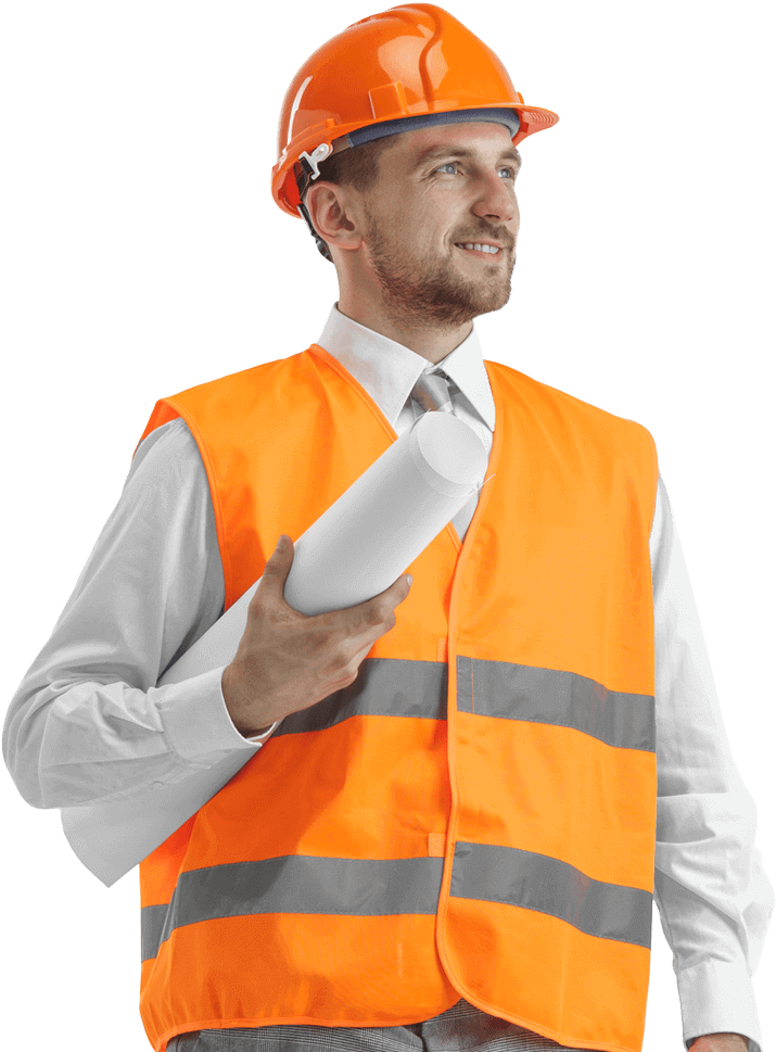 Man in contractor uniform